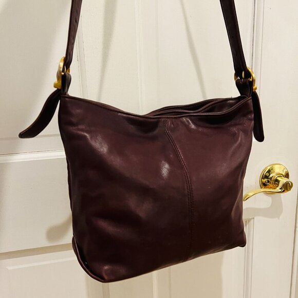 Vintage Stone Mountain Leather Shoulder Handbag Purse - Picture 11 of 16